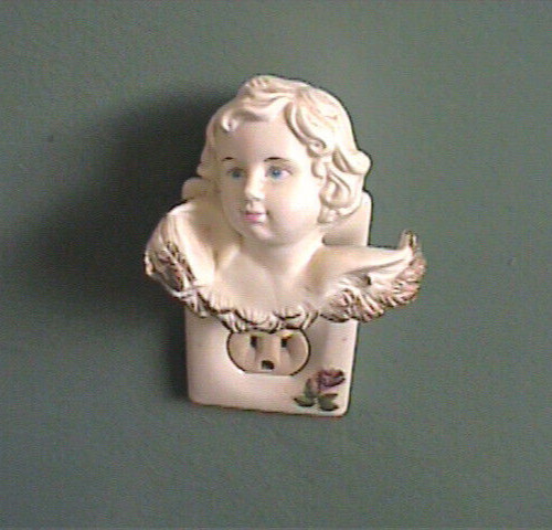 Vintage ceramic angel with - ceramic,